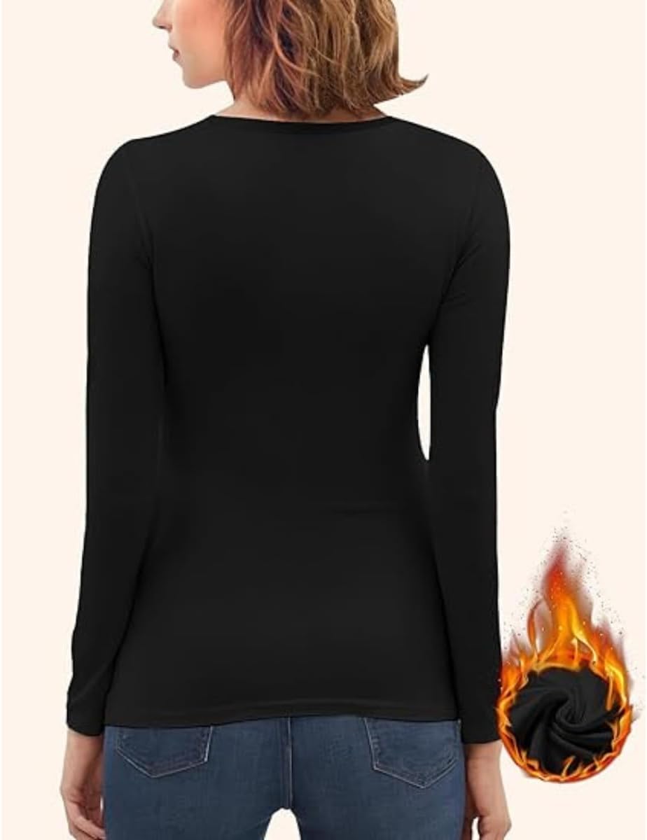 Blusa Térmica Manga Longa Feminina Peluciada Inverno
