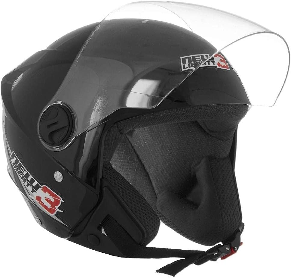CAPACETE ABERTO PRO TORK NEW LIBERTY 3 SOLID PRETO TAM. 58