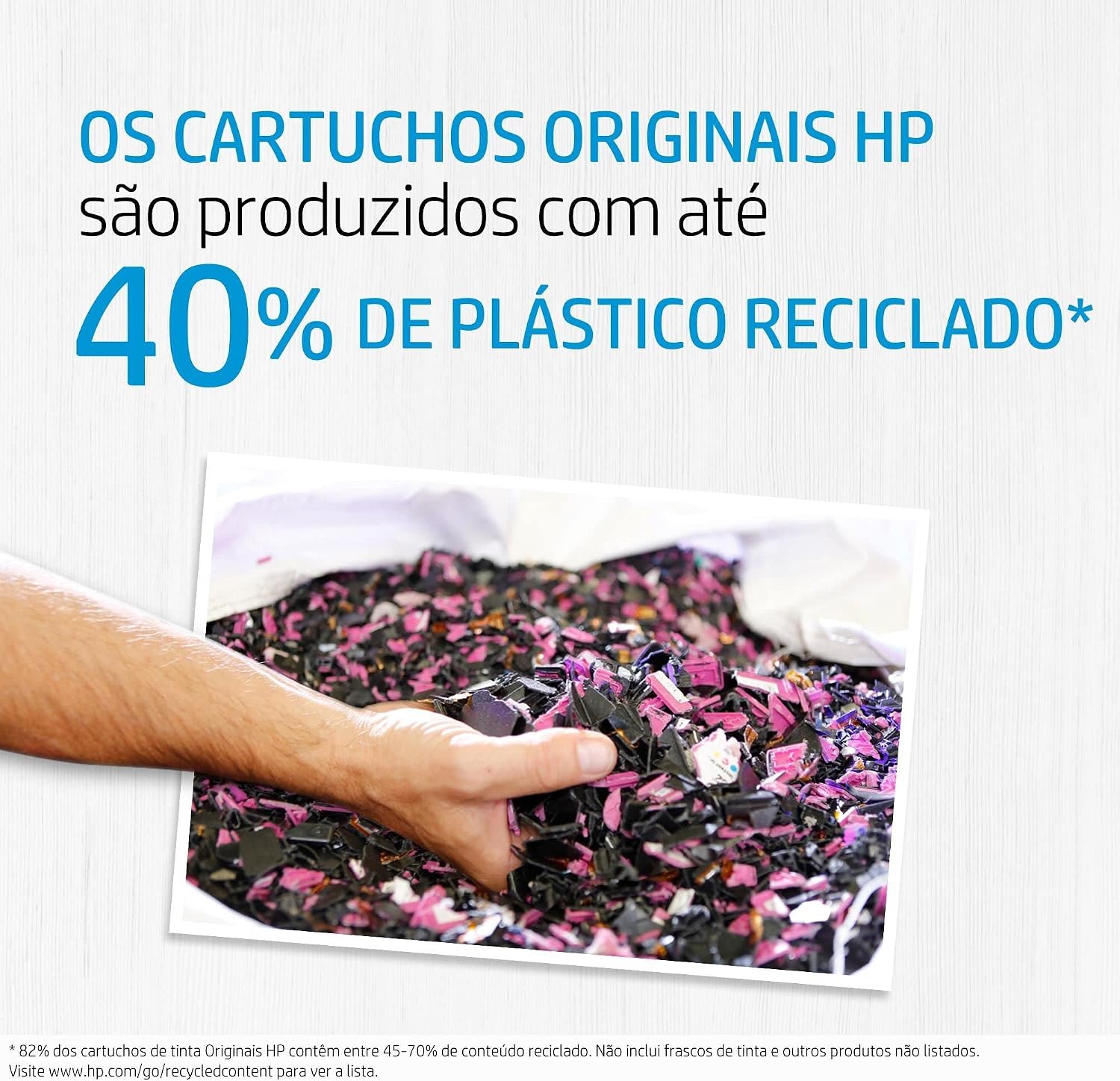 Cartucho de Tinta HP 664 Preto Original (F6V29AB) Para Impressora Deskjet 2136, 2676, 3776, 5076, 527