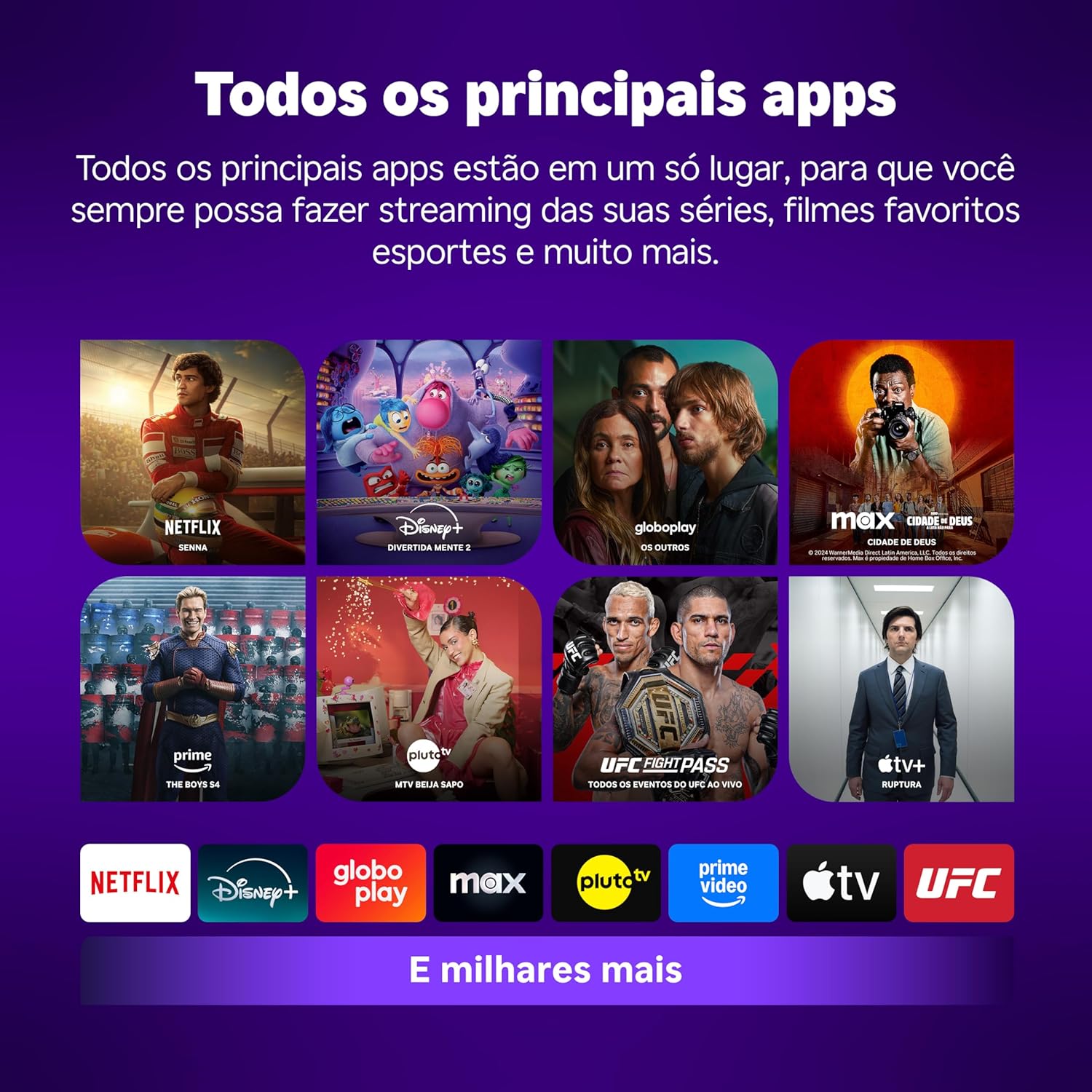 Roku Streaming Stick HD 2025 | Dispositivo de streaming para TV HD/FHD com controle remoto por comando de voz compatível com Alexa, Siri e Google