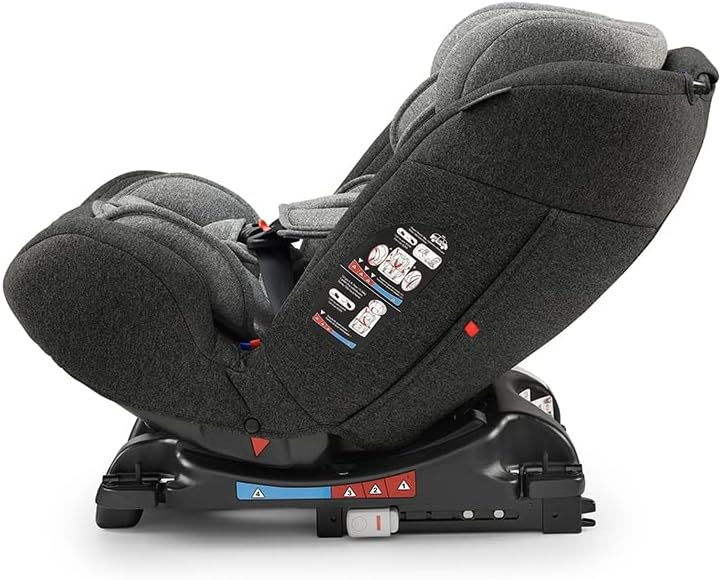 Cadeira para Auto 0-36Kg Isofix Litet All Stages Fix 2.0 Preta e Cinza - BB452