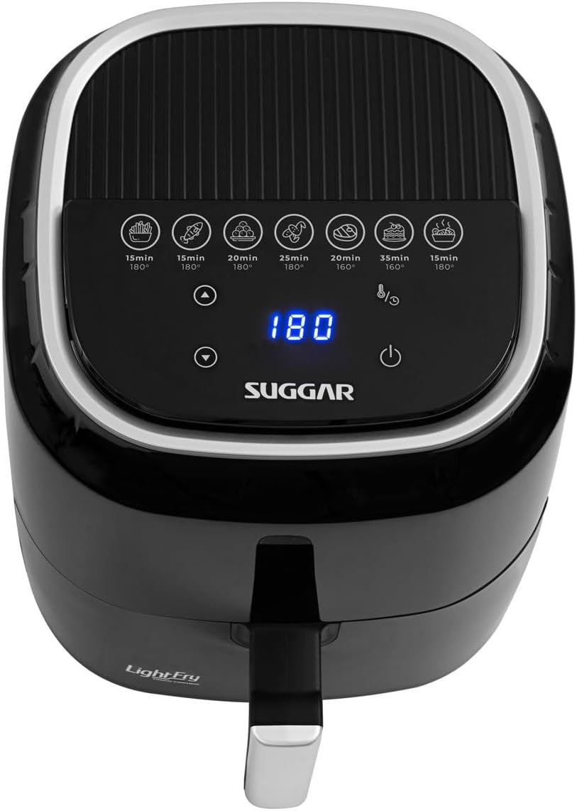 SUGGAR FRITADEIRA LIGHT FRY TOUCH CONTROL 4 LITROS PRETA 110V FT0041PT