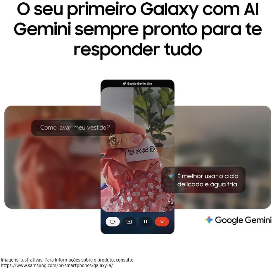 Celular Samsung Galaxy A17, 256GB, 8GB, 50MP Tela 6.7", IP54 - Preto