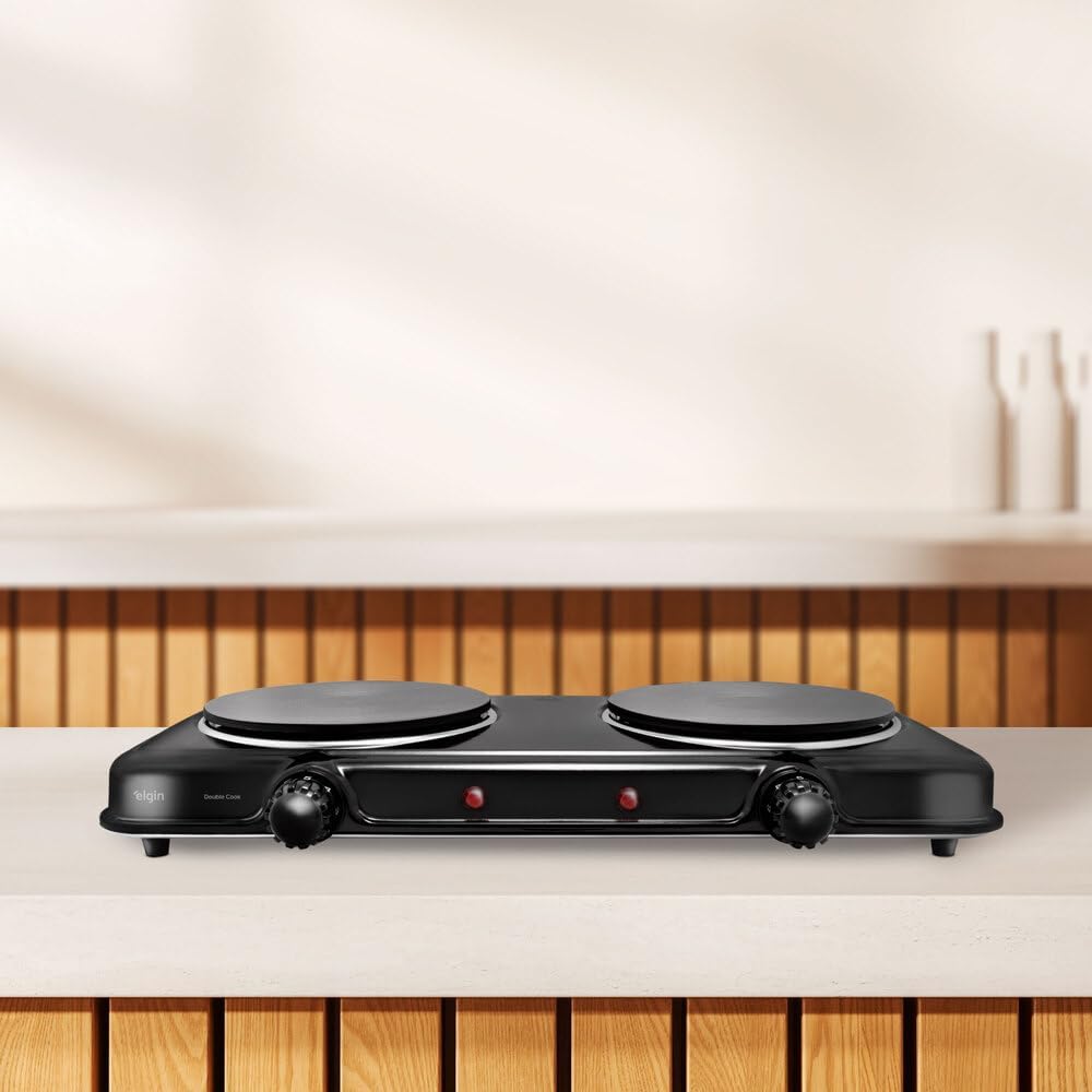 Fogão Elétrico Portátil Cooktop Elgin Double Cook 2 Bocas - 110V