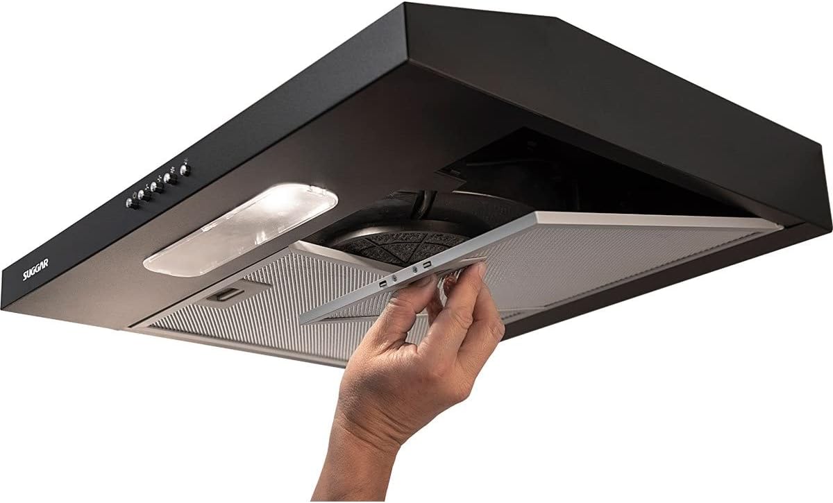 SUGGAR DEPURADOR DE AR SLIM 60CM 3 VEL. PRETO 110V DPS161PT